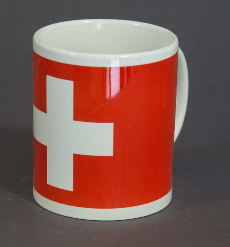 Tassen, Glaeser, Kruege - Kaffeetasse Schweizer Kreuz